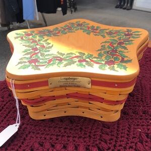 Longaberger Christmas Collection Shining Star Basket 2001 Edition
